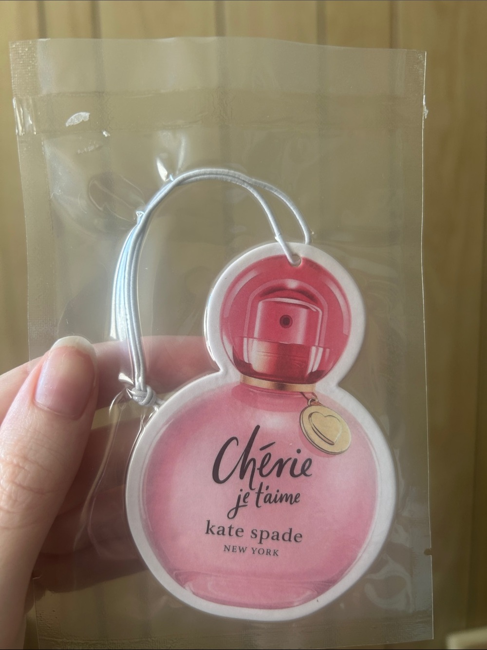 Kate Spade Cherie Je’taime car freshie